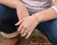 Dandelion Wish Wrap Ring - Sterling Silver
