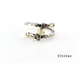 Dandelion Wish Wrap Ring - Sterling Silver