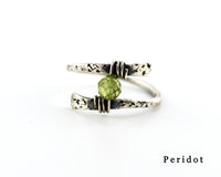 Dandelion Wish Wrap Ring - Sterling Silver
