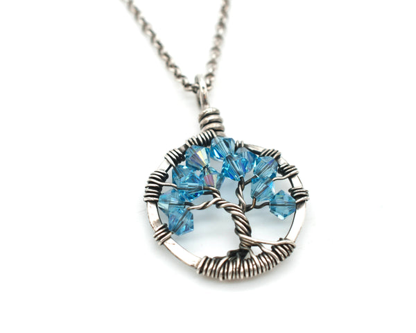 Druzy Crystal Pendant On Faceted Aquamarine Rough Glass Necklace, Roug –  KatKoutureJewelry