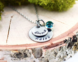 Two Name Stamped Necklace